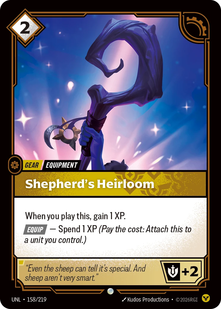 Shepherd's Heirloom 卡圖