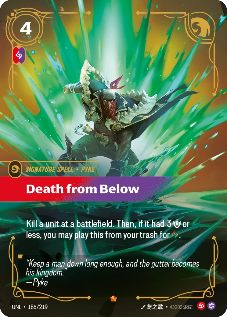 Death from Below 卡圖