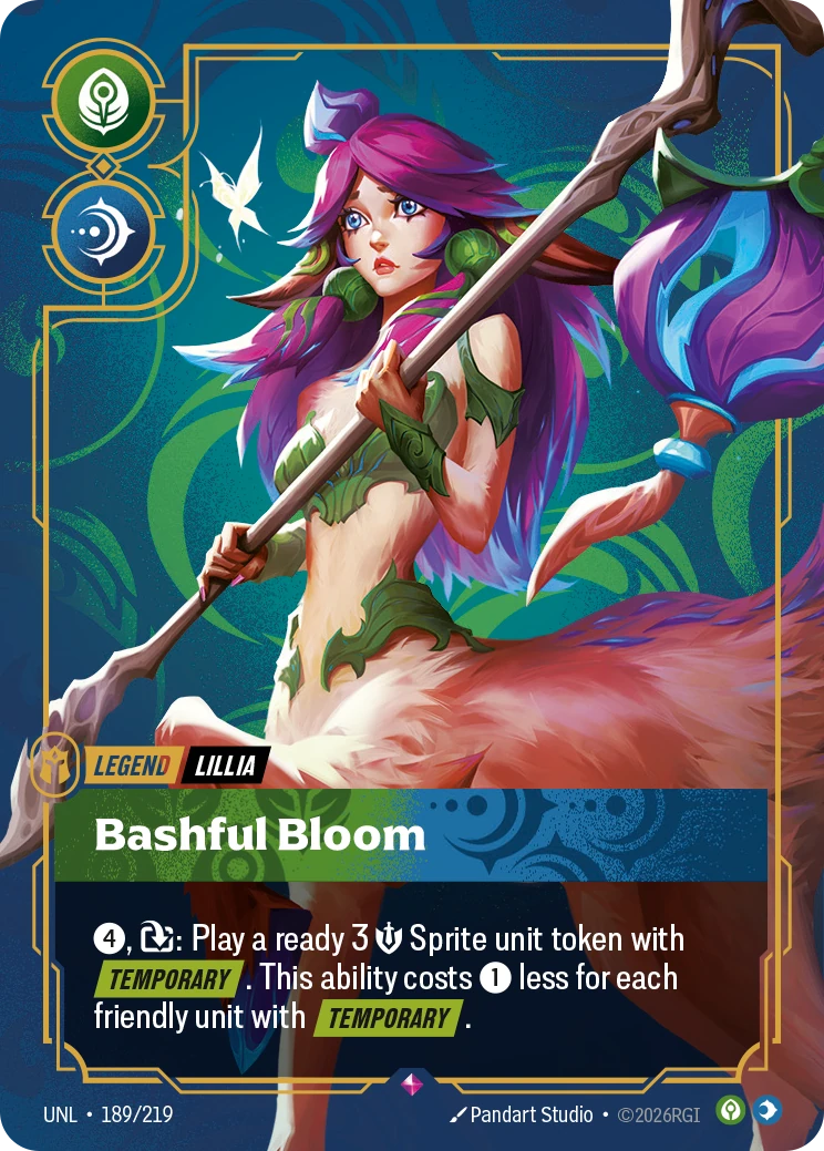Bashful Bloom 卡圖