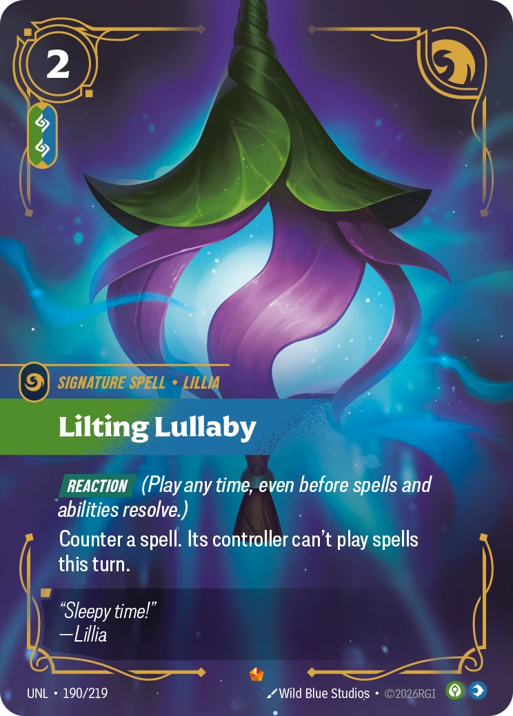 Lilting Lullaby 卡圖