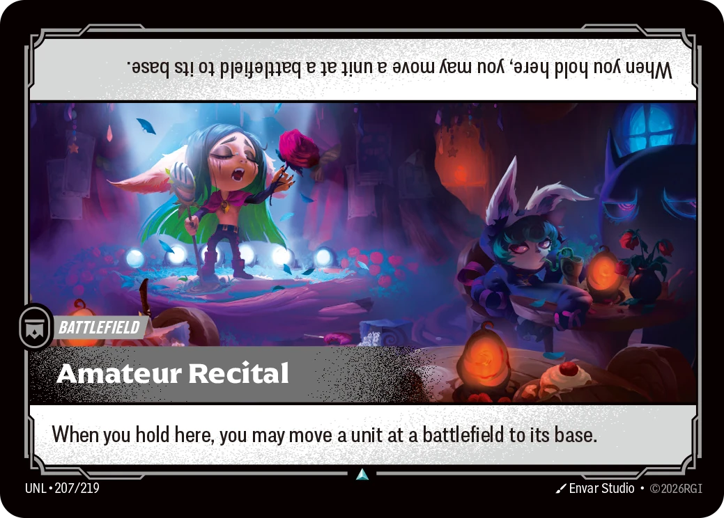 Amateur Recital 卡圖