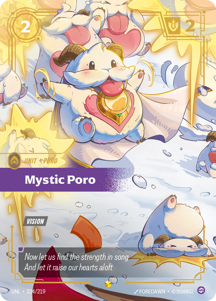 Mystic Poro 卡圖
