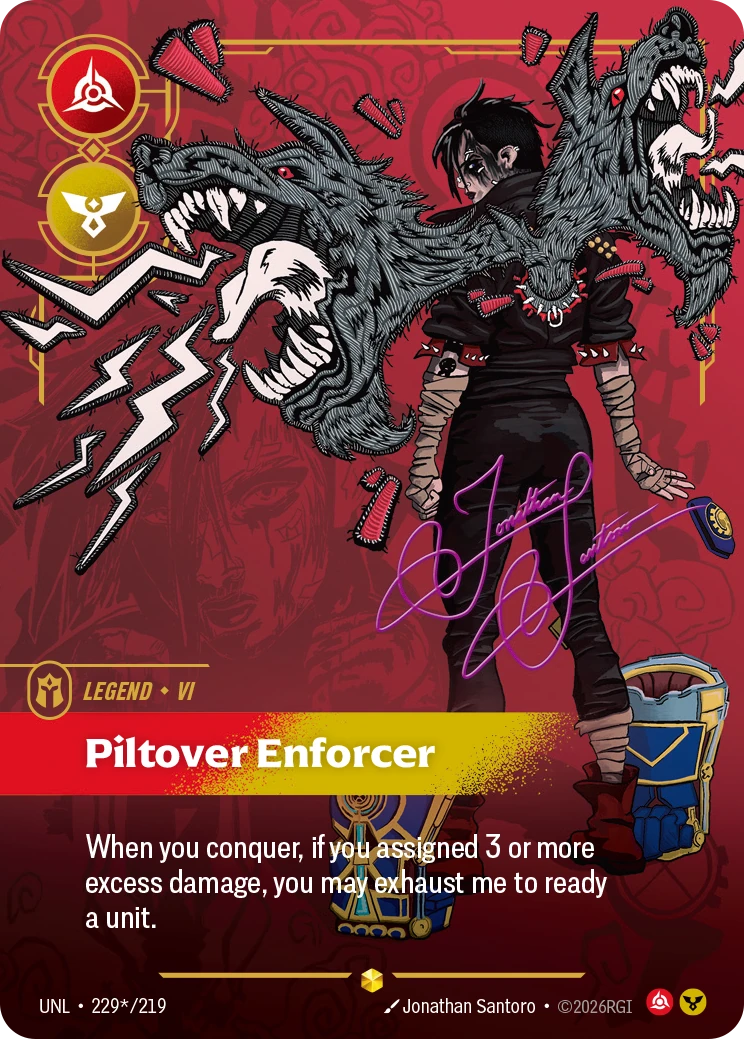 Piltover Enforcer 卡圖