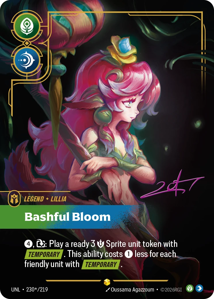 Bashful Bloom 卡圖