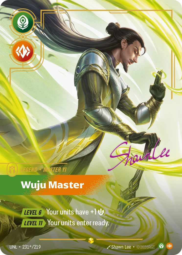 Wuju Master 卡圖