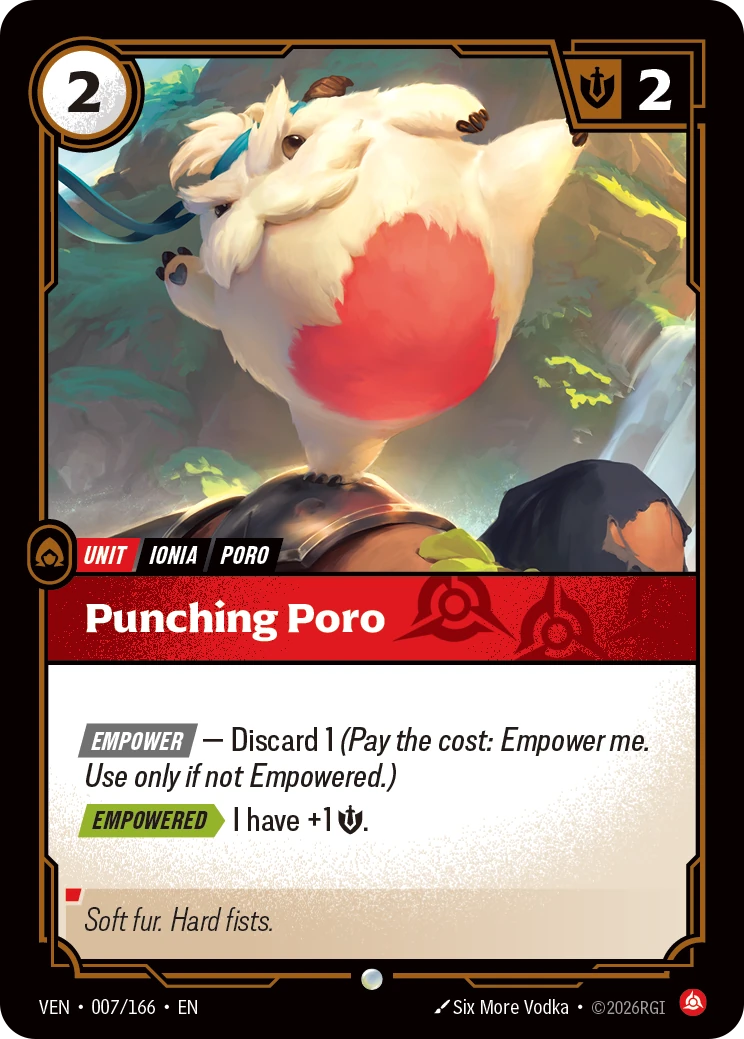 Punching Poro 卡圖