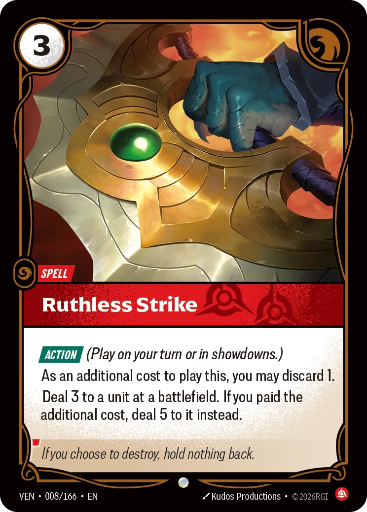 Ruthless Strike 卡圖