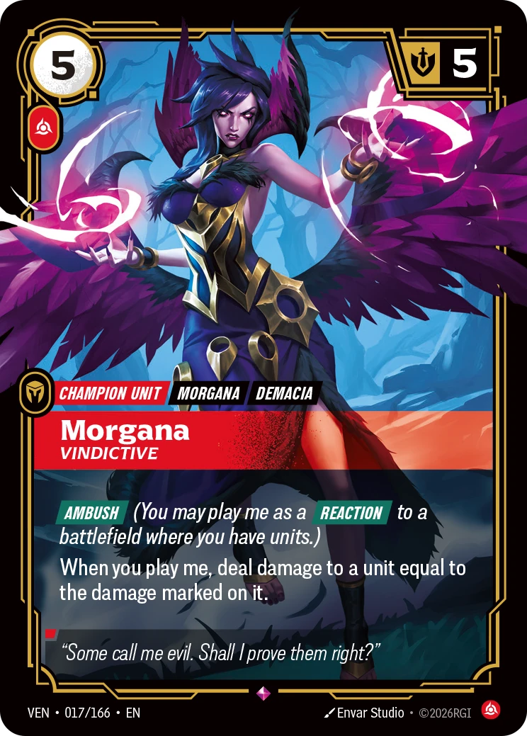 Morgana, Vindictive 卡圖