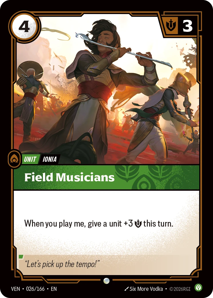 Field Musicians 卡圖
