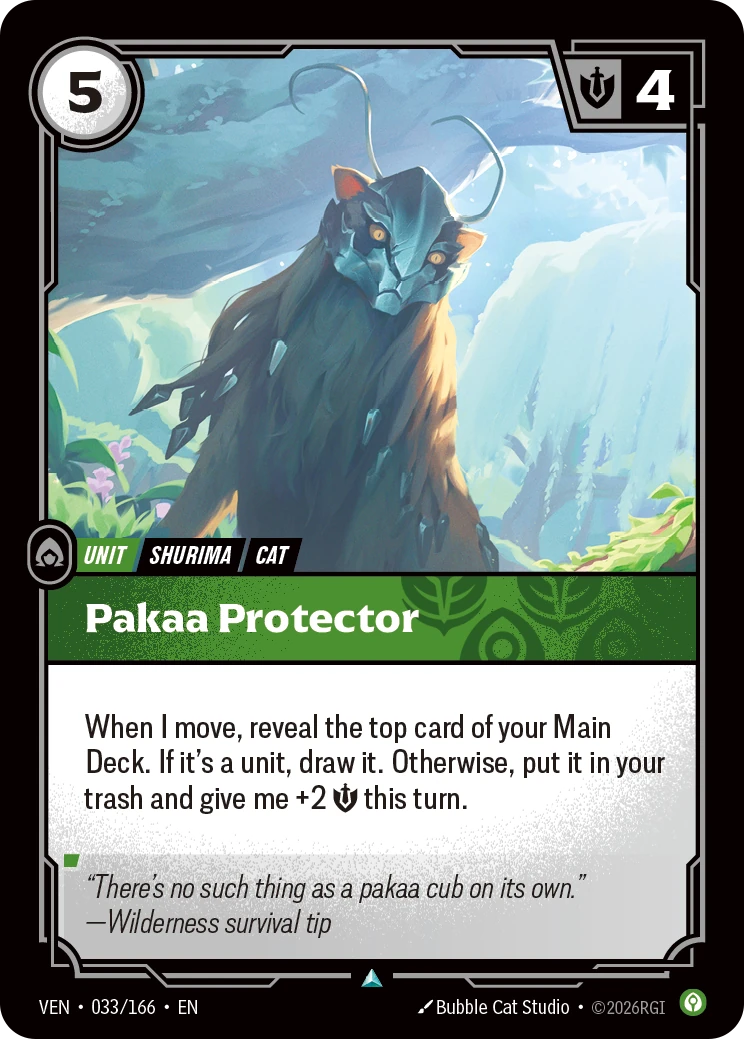 Pakaa Protector 卡圖