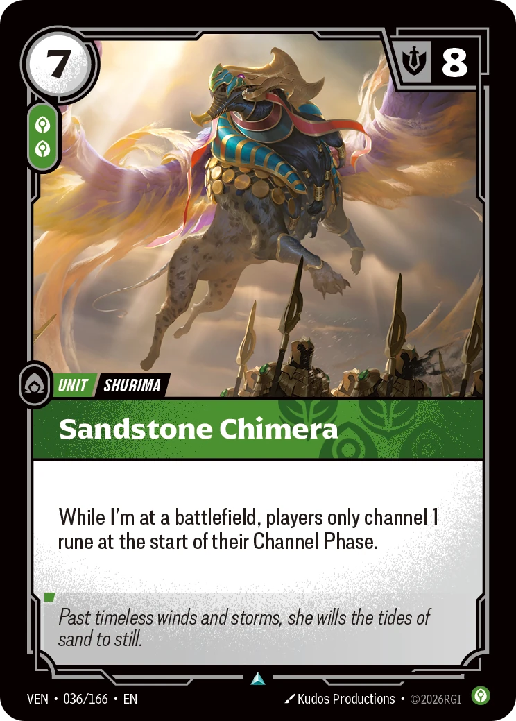 Sandstone Chimera 卡圖