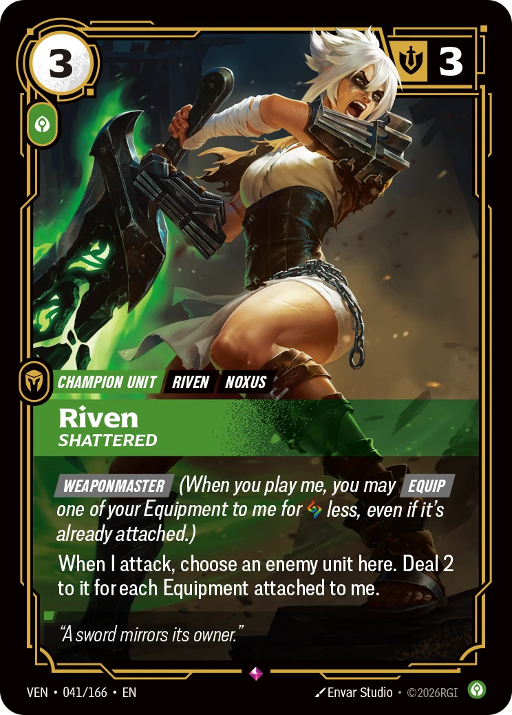 Riven, Shattered 卡圖