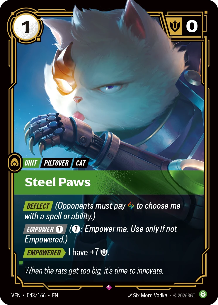 Steel Paws 卡圖