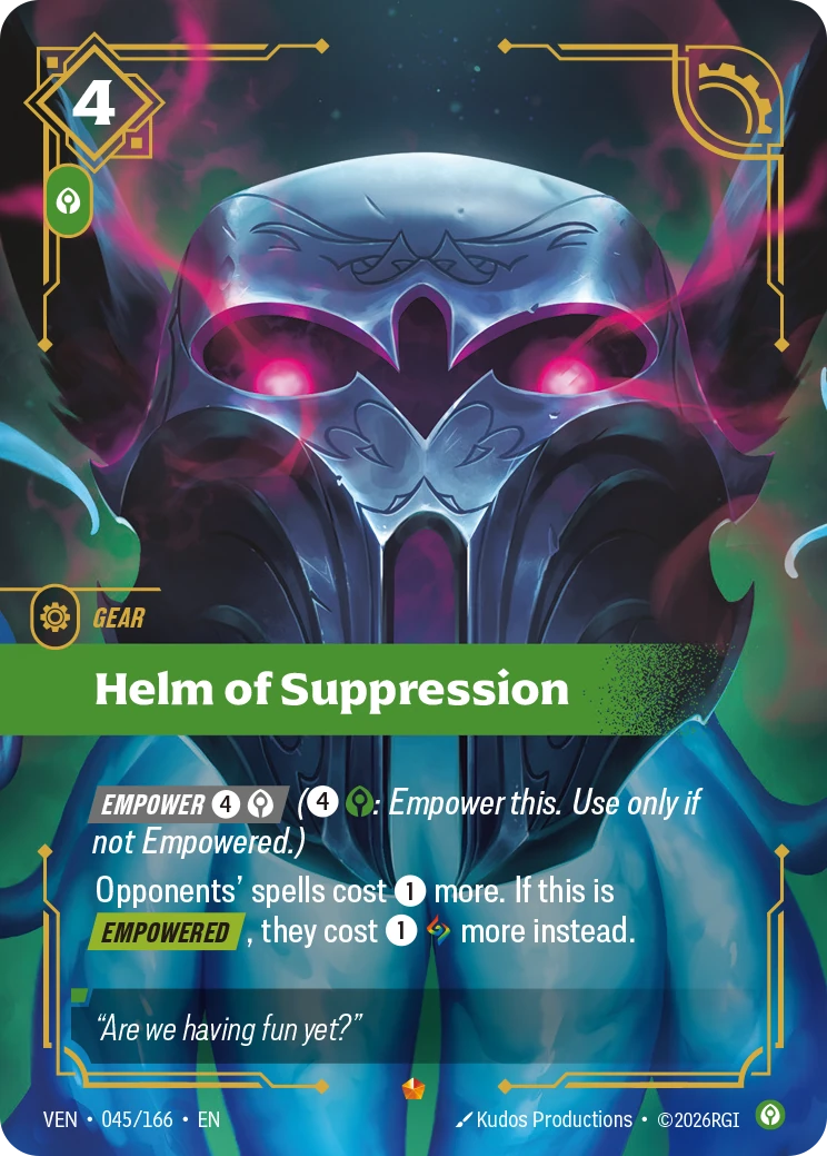 Helm of Suppression 卡圖