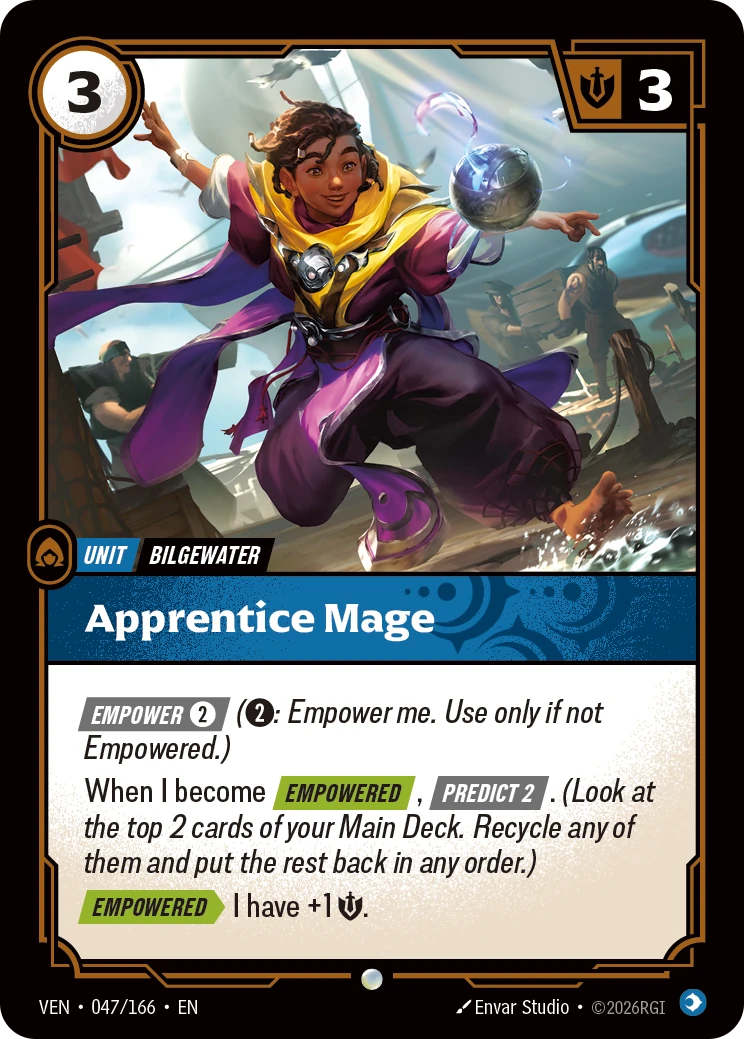 Apprentice Mage 卡圖
