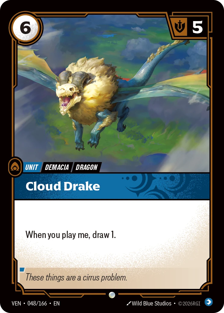 Cloud Drake 卡圖