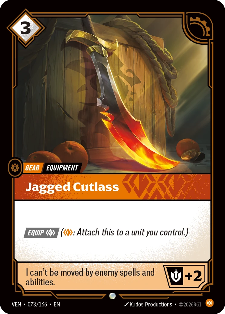 Jagged Cutlass 卡圖