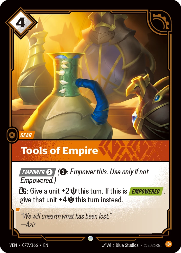 Tools of Empire 卡圖