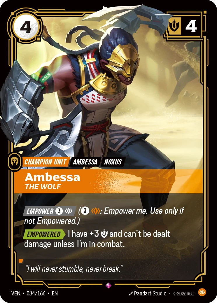 Ambessa, The Wolf 卡圖