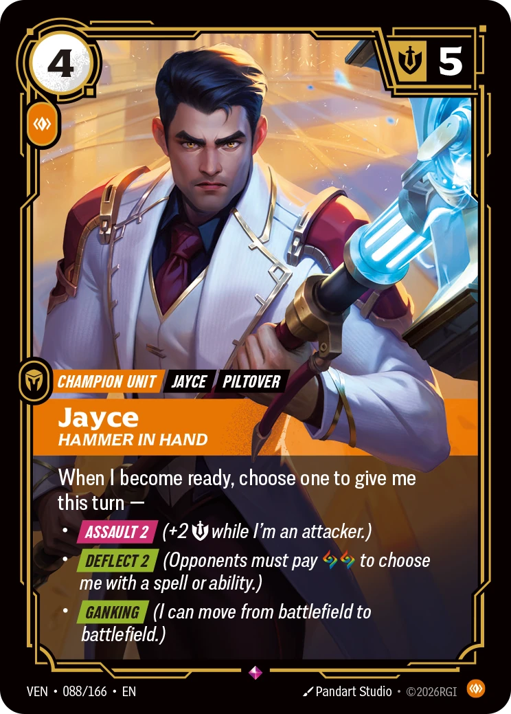 Jayce, Hammer in Hand 卡圖