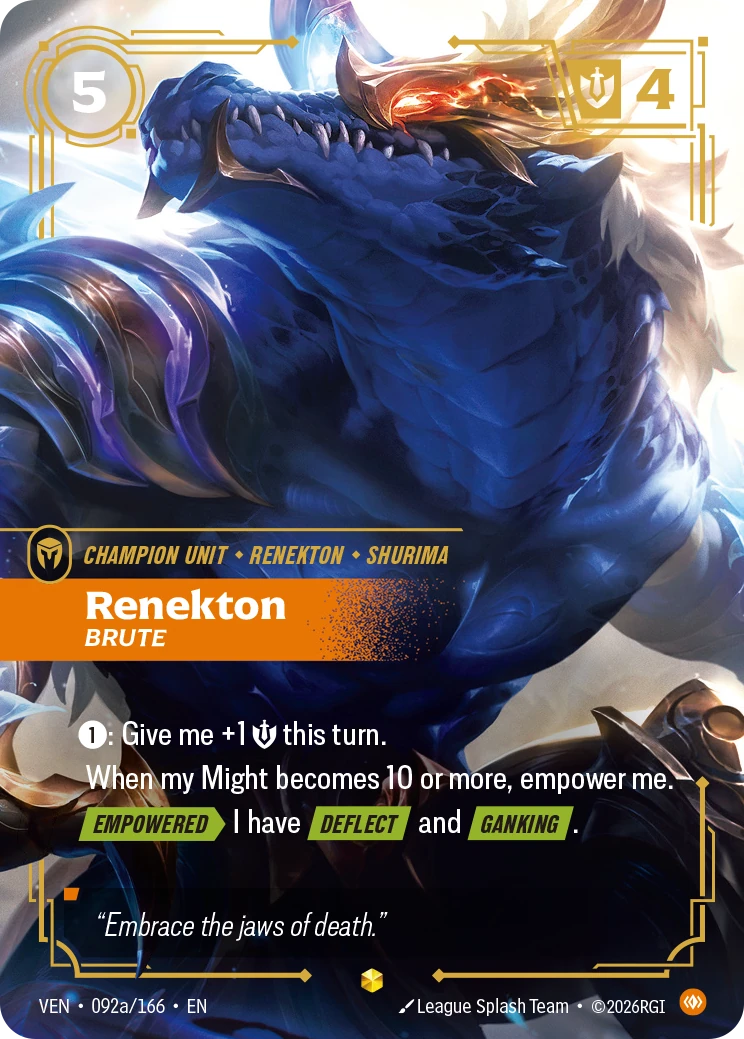 Renekton, Brute 卡圖