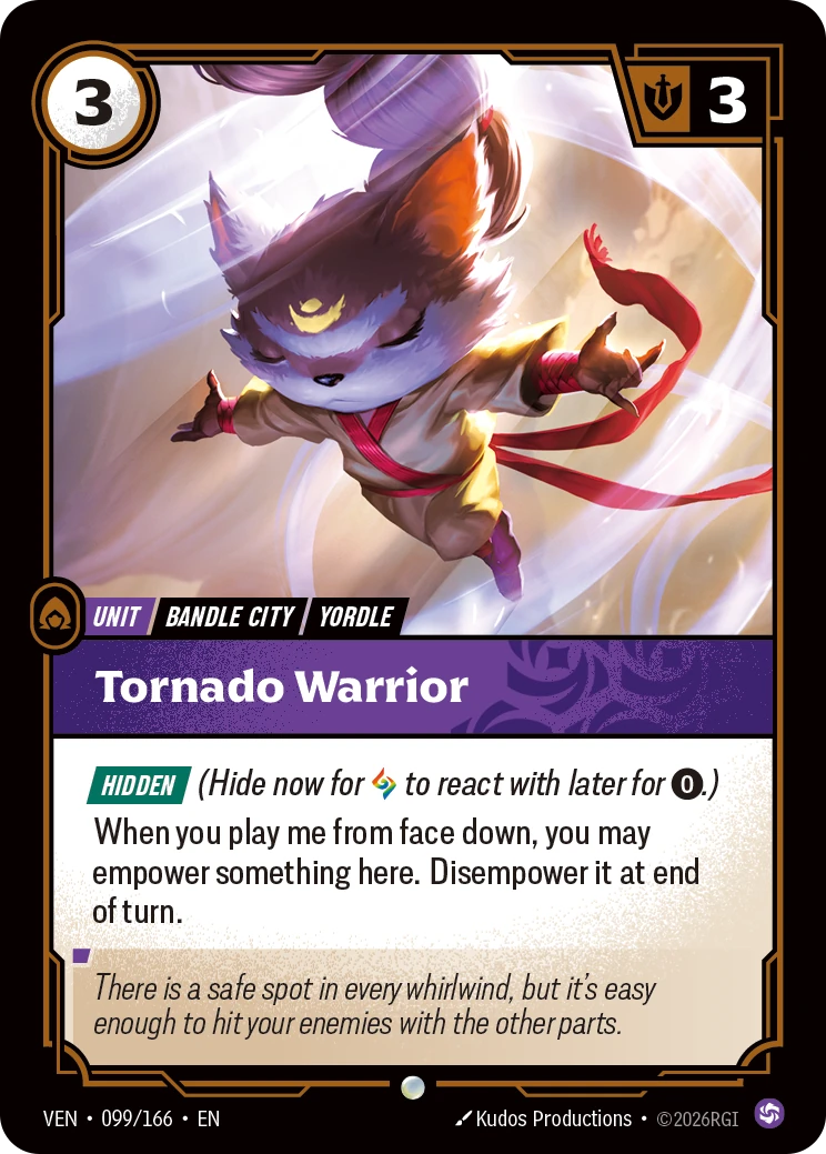 Tornado Warrior 卡圖