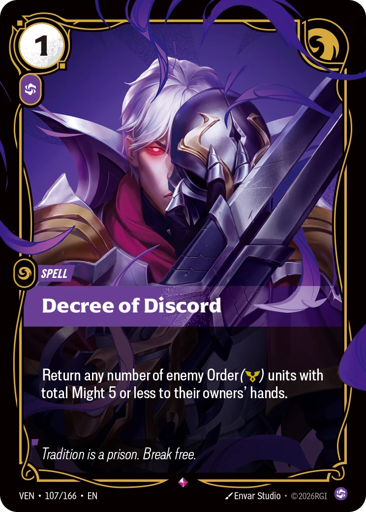 Decree of Discord 卡圖