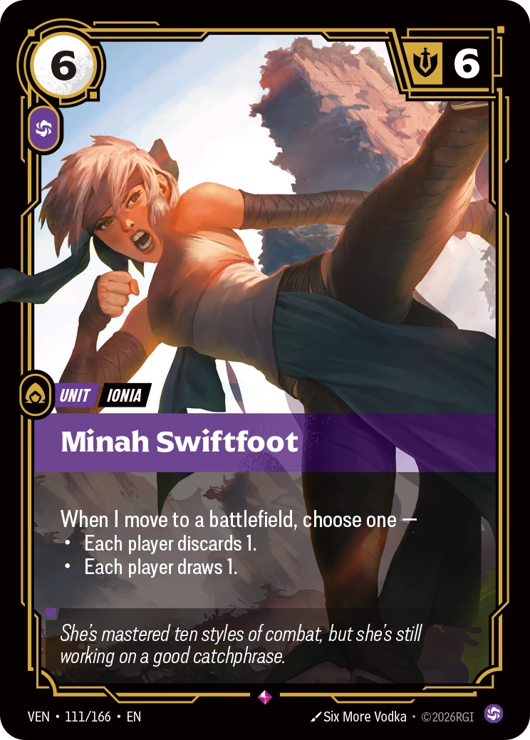 Minah Swiftfoot 卡圖