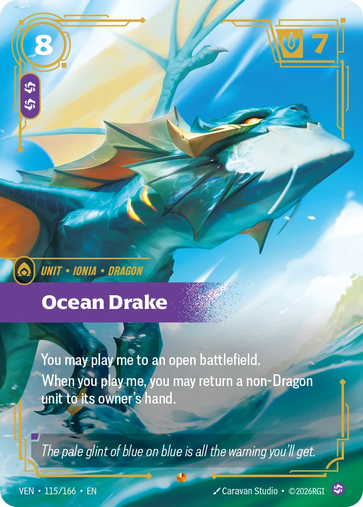 Ocean Drake 卡圖