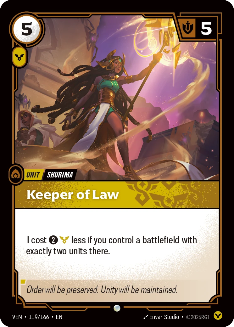Keeper of Law 卡圖
