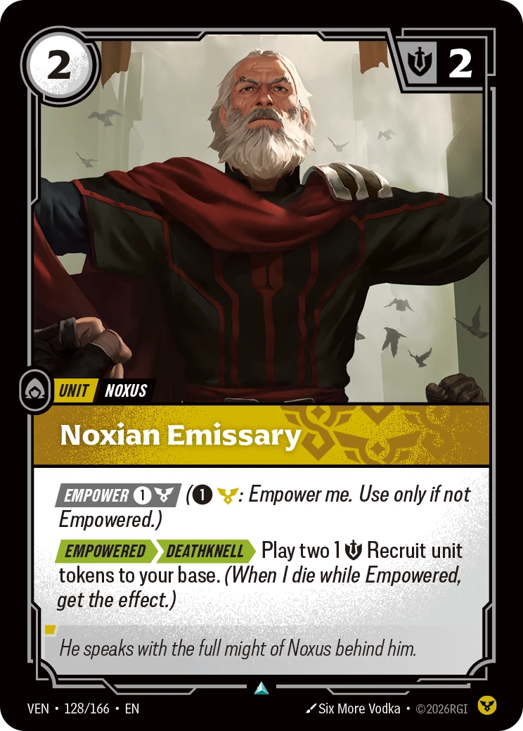 Noxian Emissary 卡圖