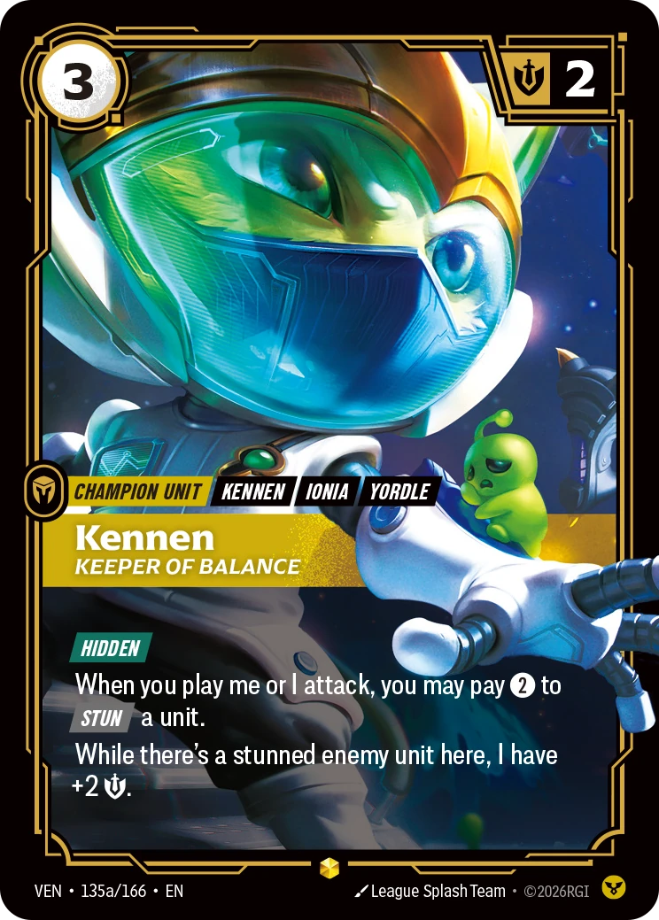 Kennen, Keeper of Balance 卡圖