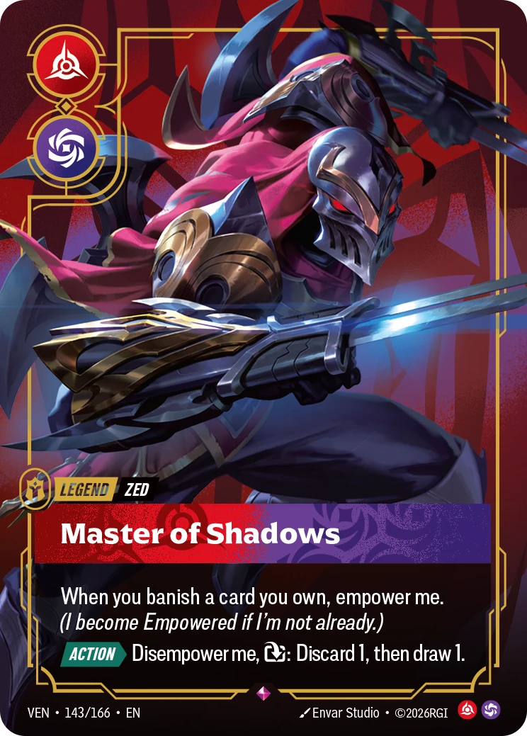 Master of Shadows 卡圖