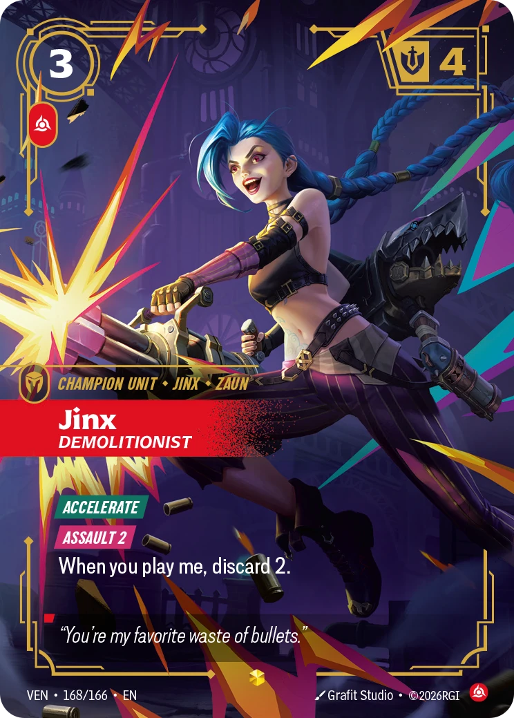 Jinx, Demolitionist 卡圖