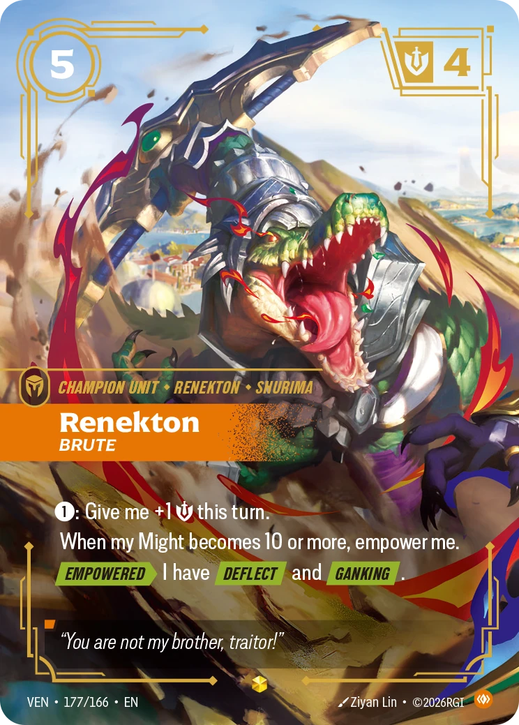 Renekton, Brute 卡圖