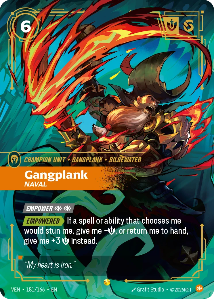 Gangplank, Naval 卡圖