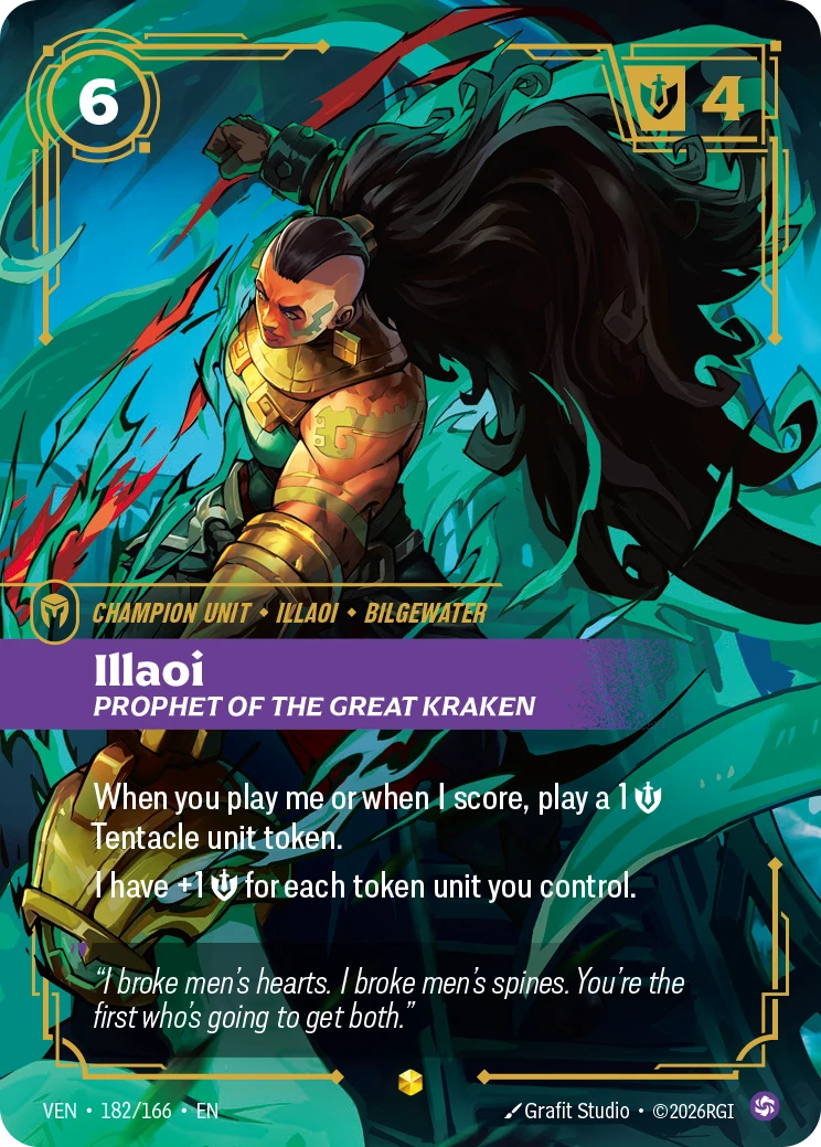 Illaoi, Prophet of the Great Kraken 卡圖