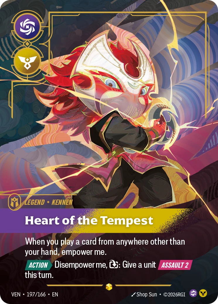 Heart of the Tempest 卡圖