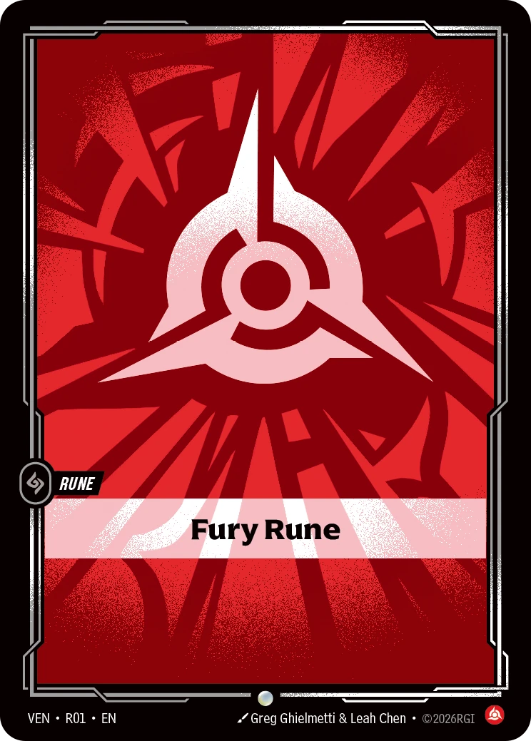 Fury Rune 卡圖