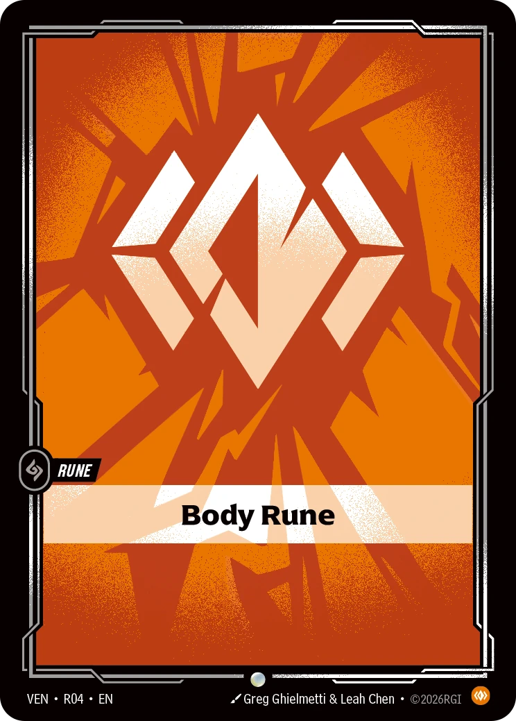 Body Rune 卡圖