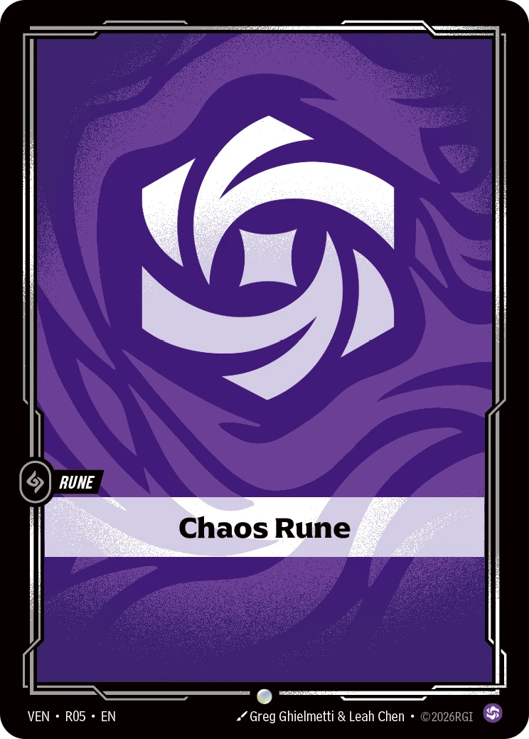 Chaos Rune 卡圖