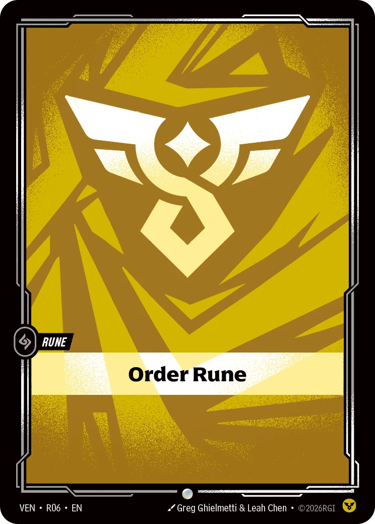 Order Rune 卡圖