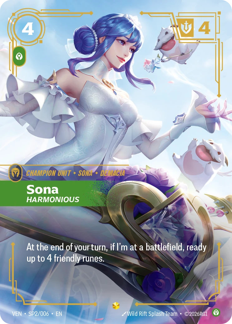 Sona, Harmonious 卡圖
