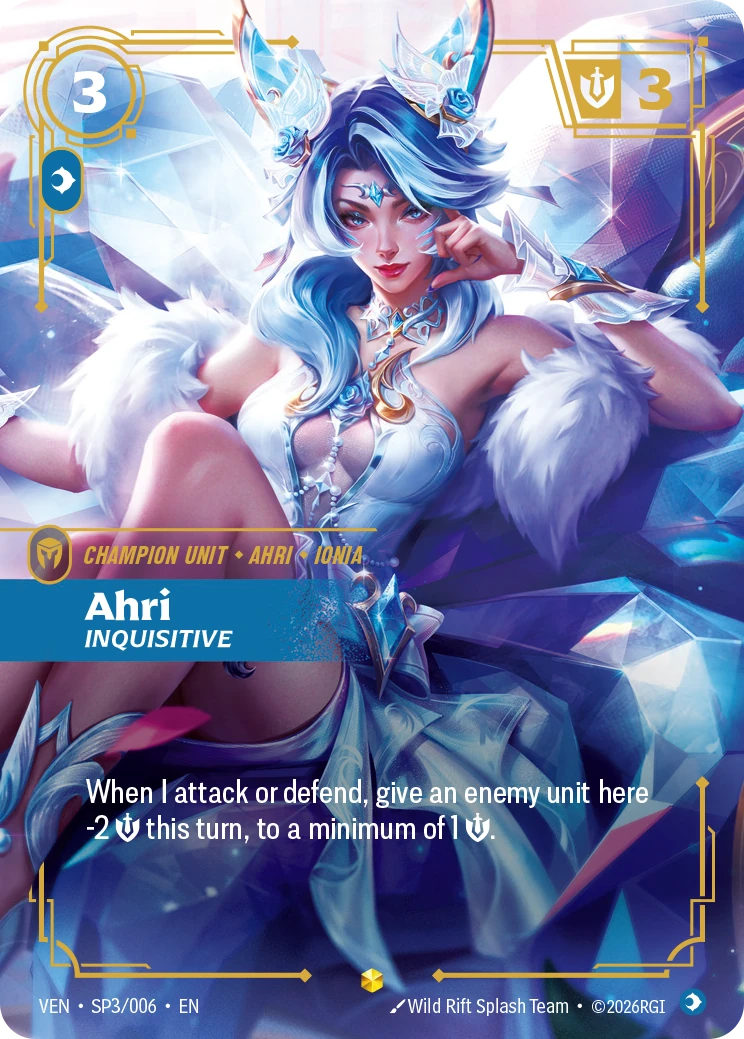 Ahri, Inquisitive 卡圖