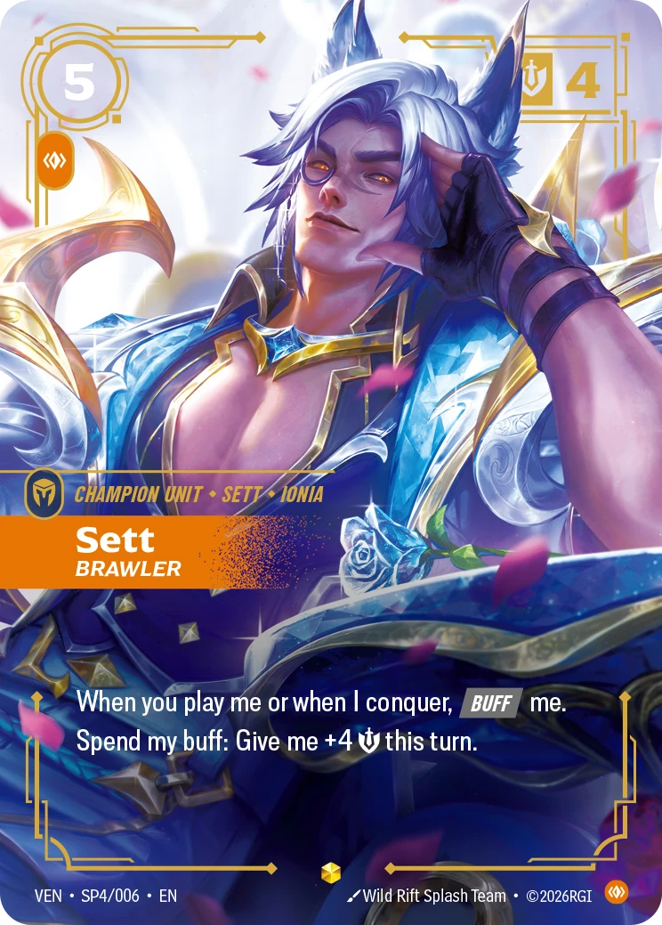 Sett, Brawler 卡圖