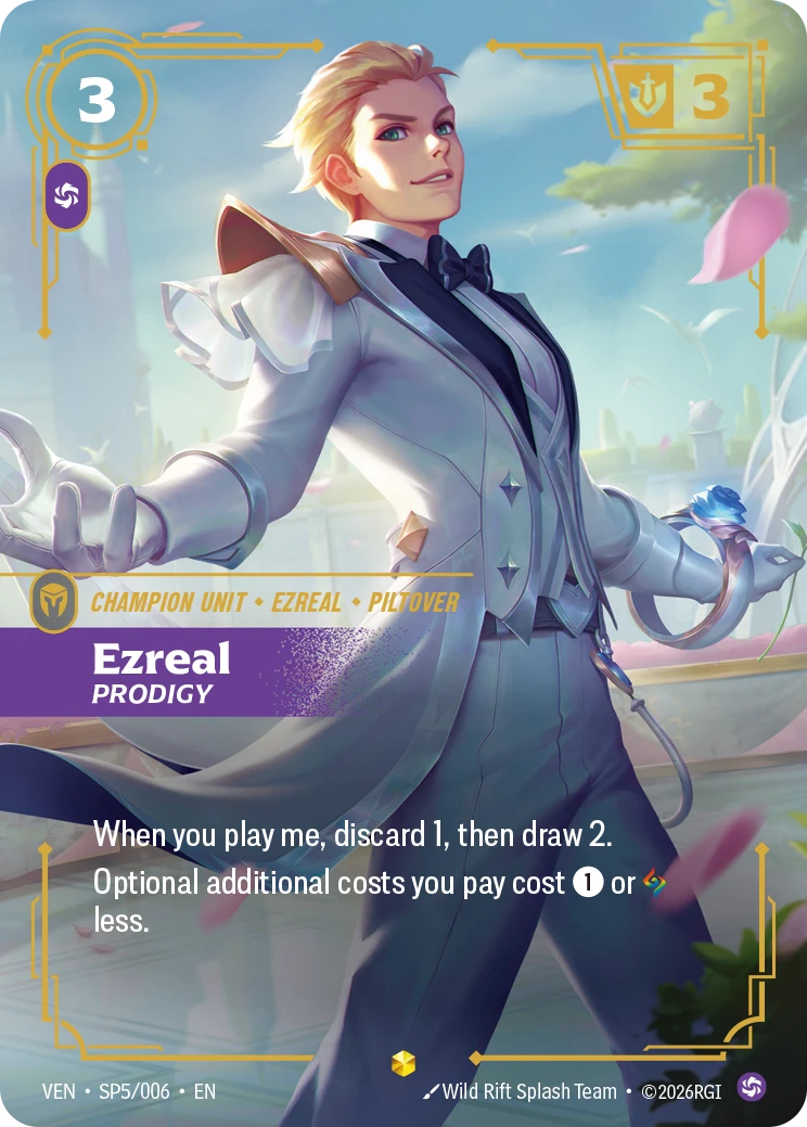 Ezreal, Prodigy 卡圖