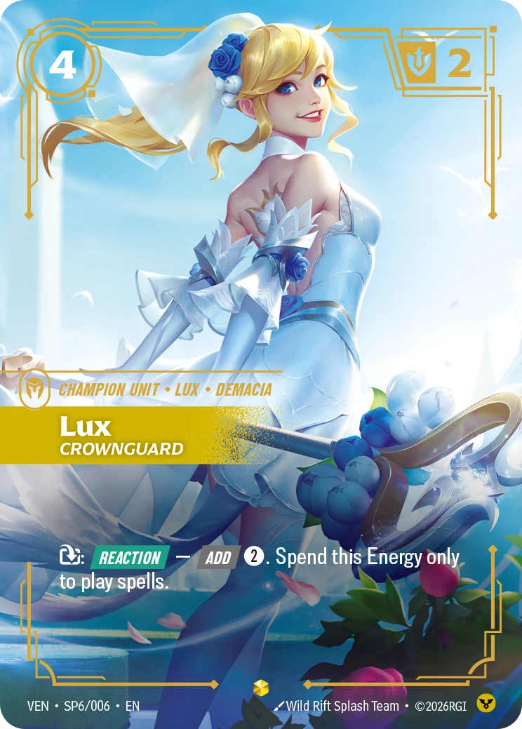 Lux, Crownguard 卡圖
